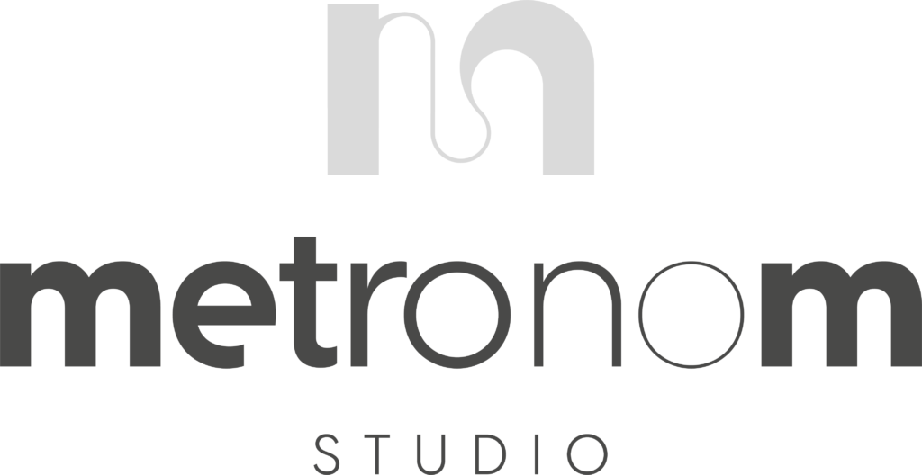 logo metronom noir et blanc